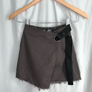 Asymmetrical Wrap Skirt